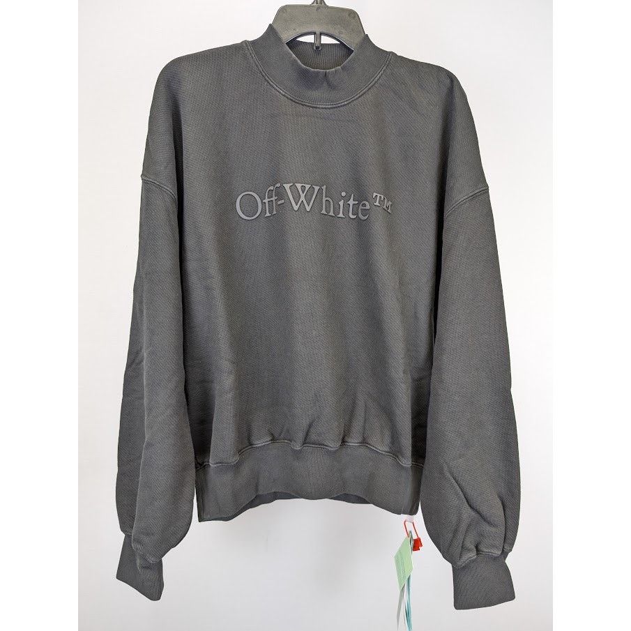 Off-White o1rshd1 Bookish Laund Boxy Crewneck in Black Size US M / EU 48-50 / 2 - 5 Thumbnail