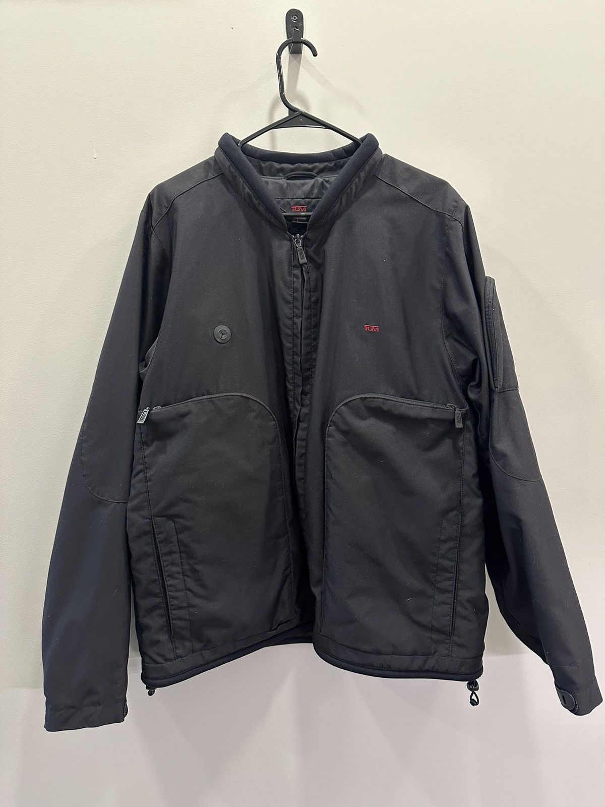 image of Tumi Traveler Jacket in Black, Men's (Size Large)