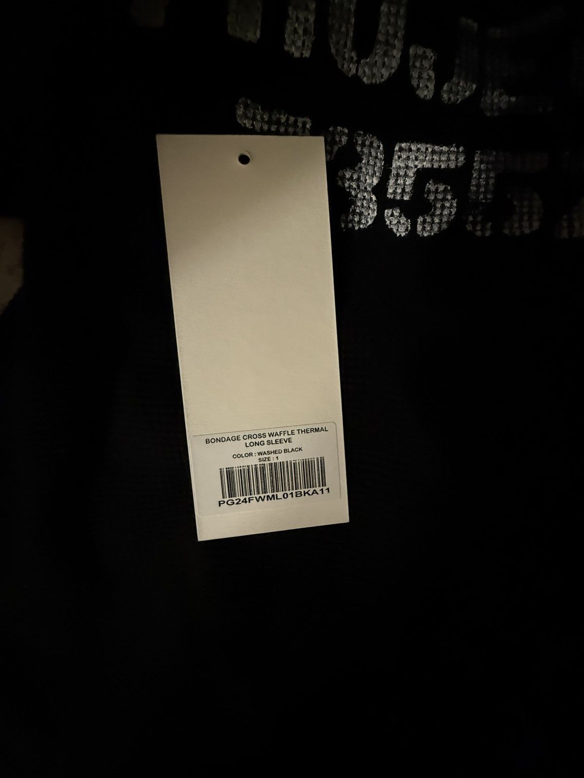 PROJECT G/R Project G/R waffle bondage cross long sleeve Size US S / EU 44-46 / 1 - 7 Thumbnail