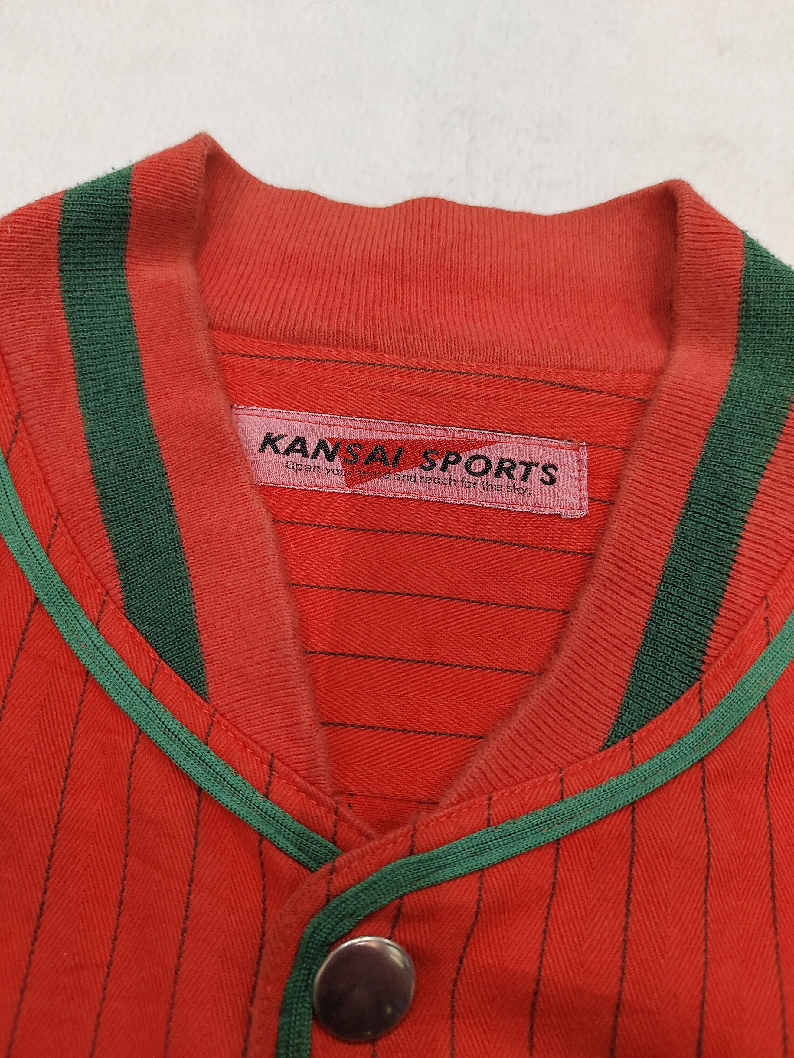 Kansai Yamamoto 80s Kansai Sport- Archived Workers Graphic Varsity Jacket Size US L / EU 52-54 / 3 - 5 Thumbnail