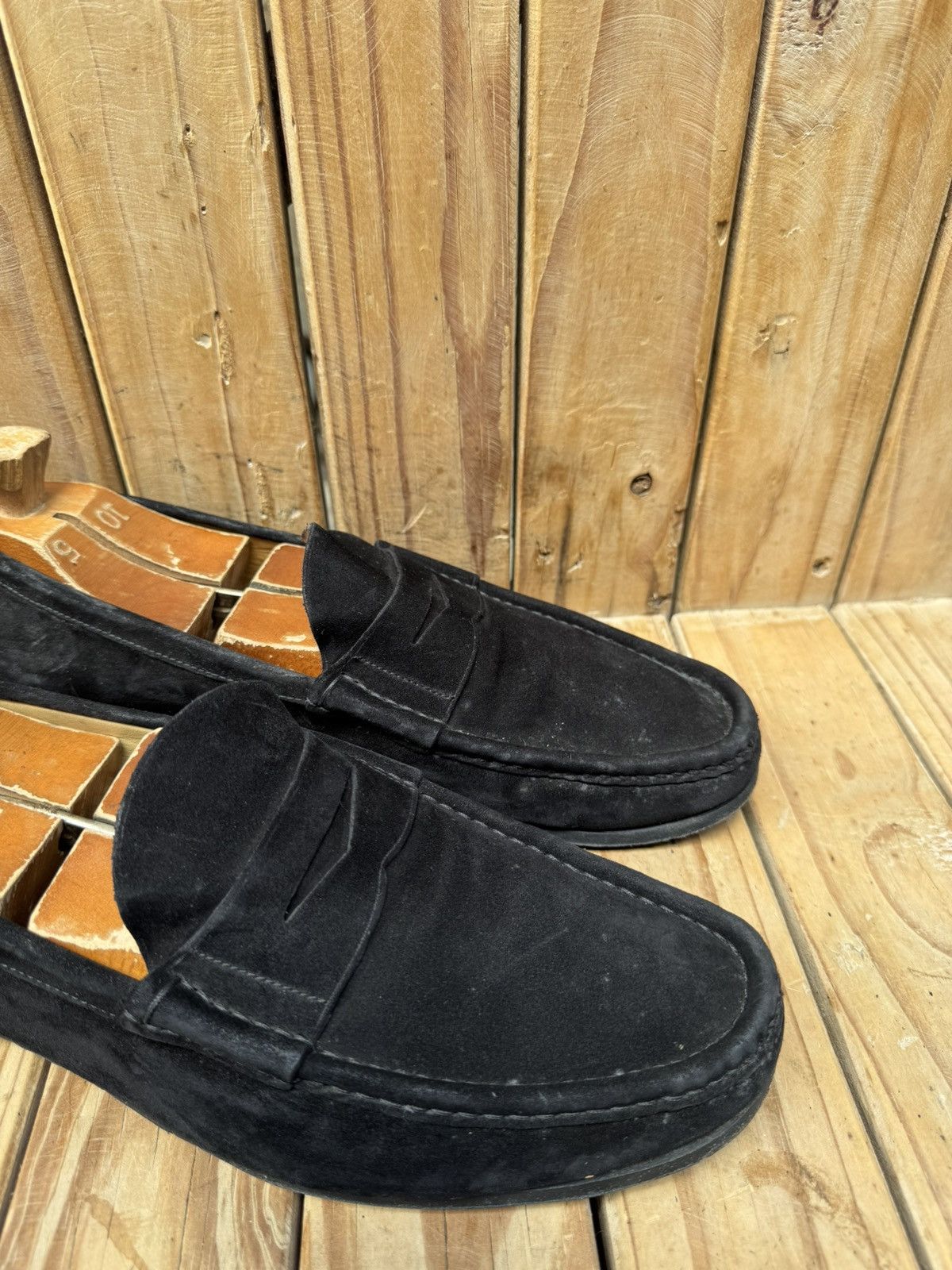 Church's Church’s Men’s suede leather black penny loafers UK 9.5 F Size US 10.5 / EU 43-44 - 7 Thumbnail