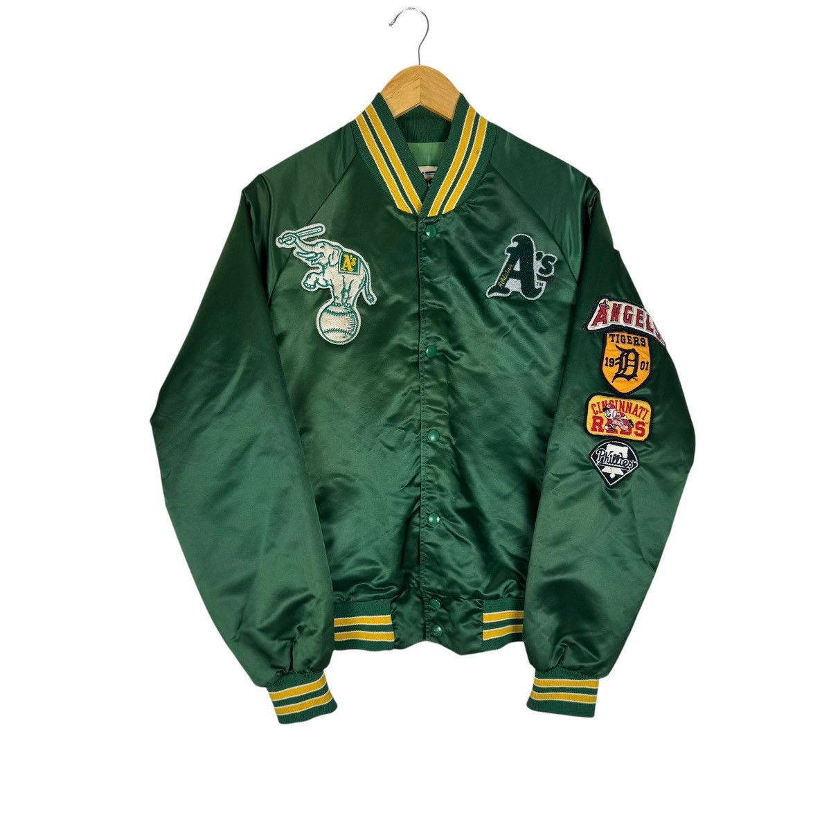 Chalk Line ☀️OAKLAND ATHLETICS MLB VARSITY JACKET Size US M / EU 48-50 / 2 - 1 Thumbnail