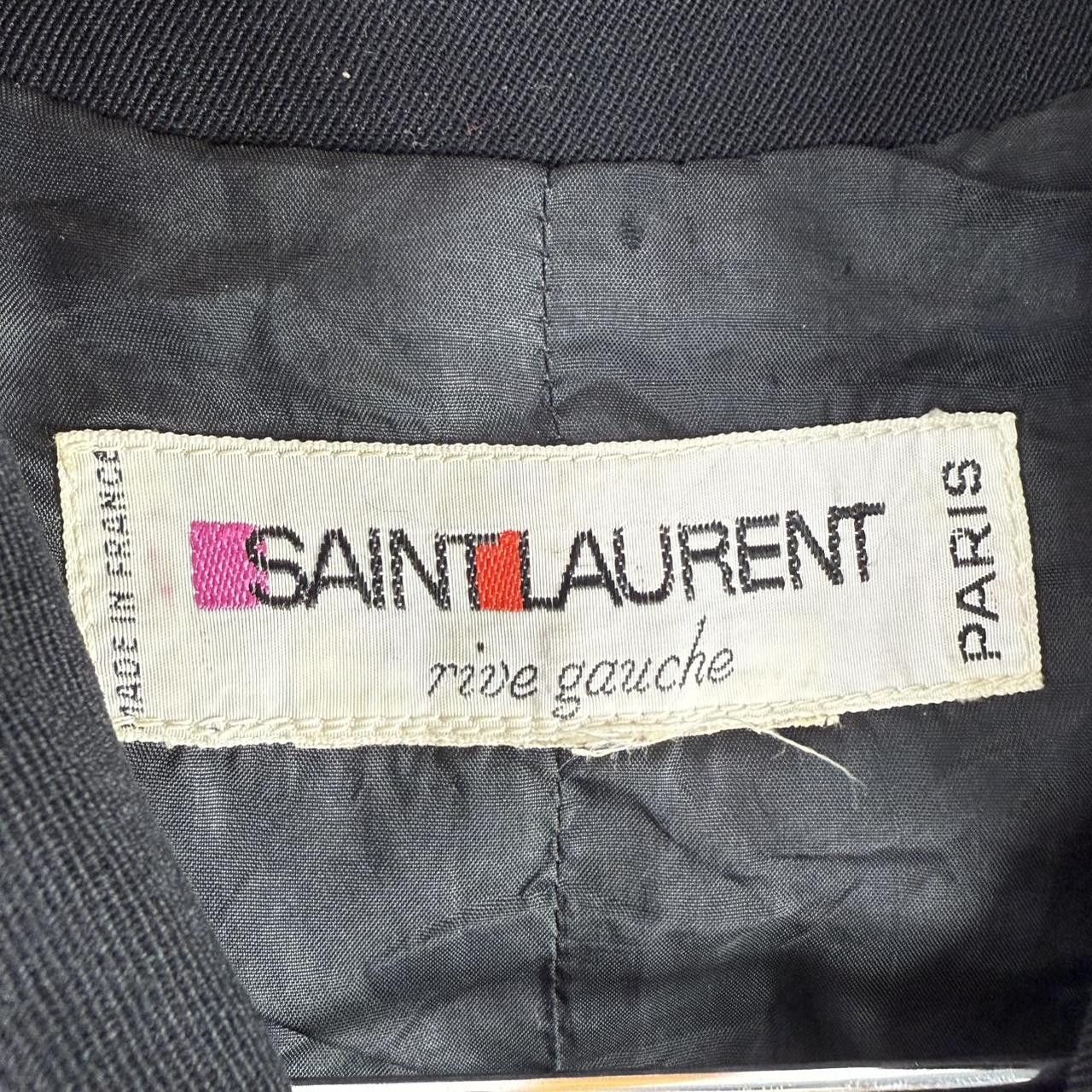 Saint Laurent Paris Saint Laurent Rive Gauche Wool Coat Womans Vintage 90s Size M / US 6-8 / IT 42-44 - 6 Thumbnail