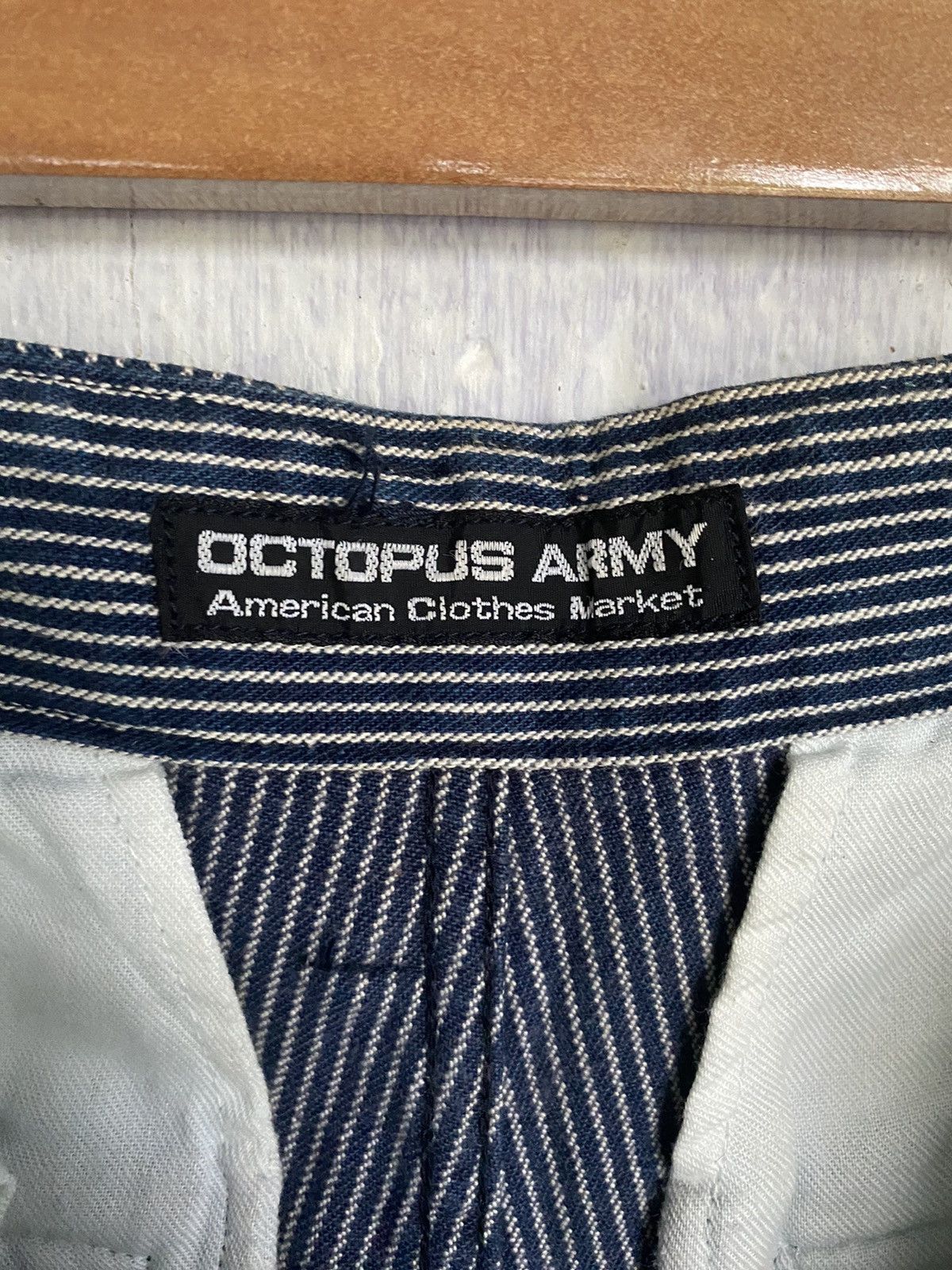 Octopus Octopus Army Cargo Blue Stripes Multiple Pocket Pants Size US 30 / EU 46 - 12 Thumbnail
