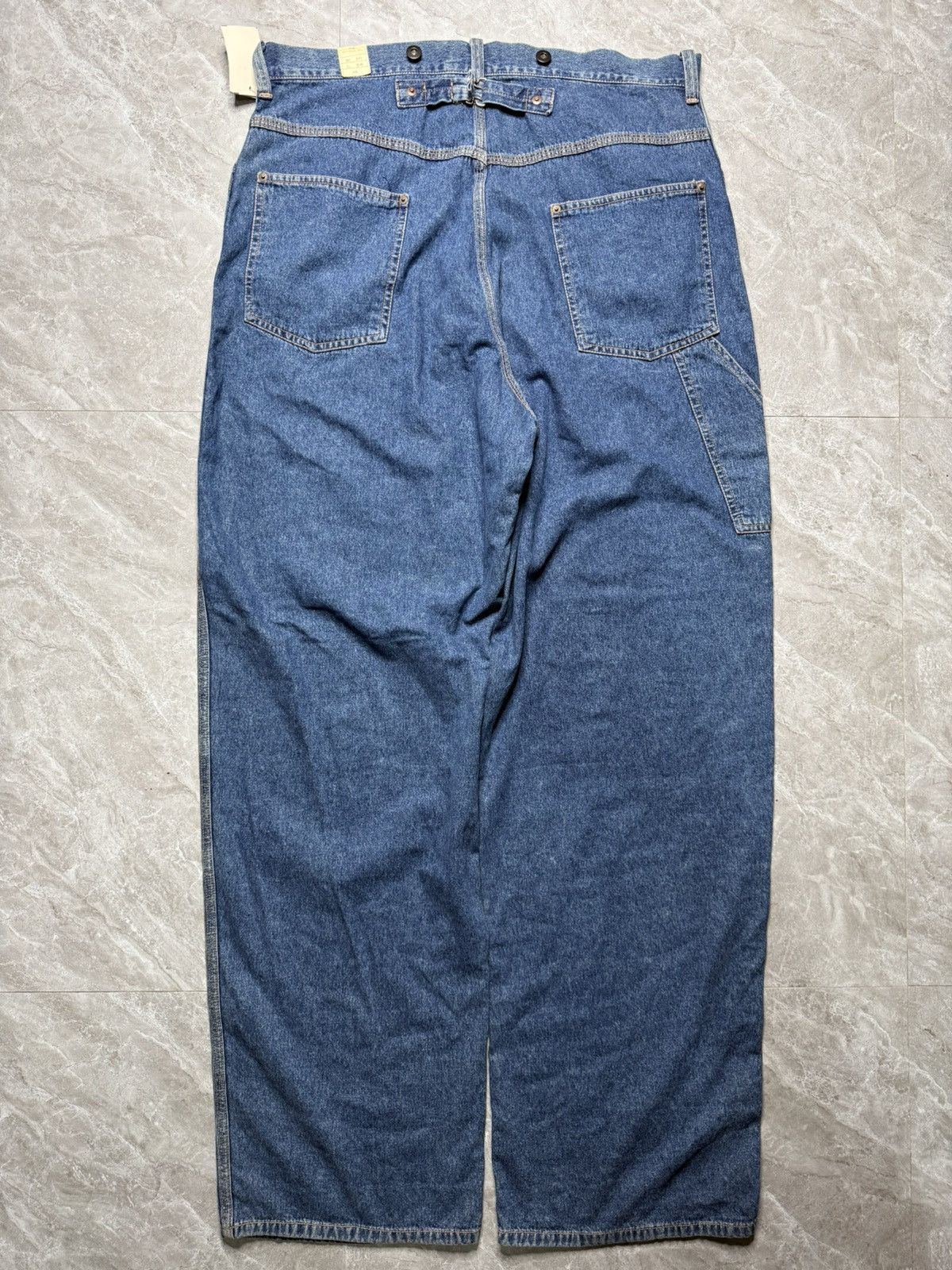 RRL Ralph Lauren Sample RRL Miner Buckle Back Indigo Washed Pants Size US 34 / EU 50 - 2 Thumbnail