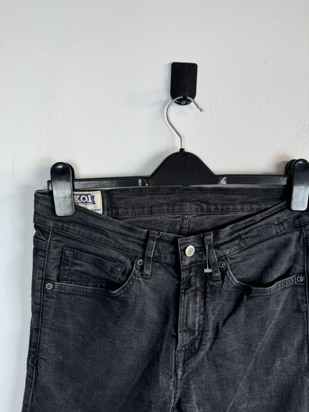 Kings Of Indigo × Vintage K.O.I. kings Of Indigo James Black Rinse Washed Jeans Size US 31 - 4 Thumbnail