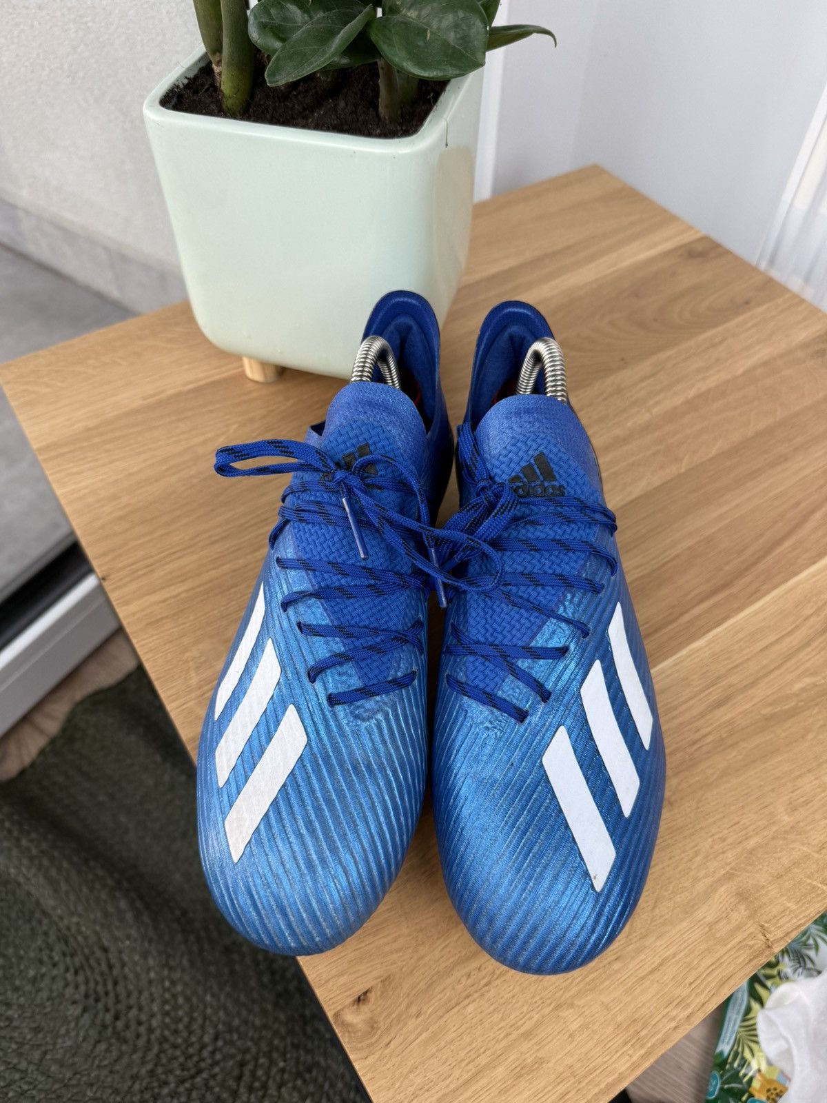 Adidas ADIDAS RARE X 19.1 FG FOOTBALL SOCCER CLEATS TECHFIT BOOTS Size US 8 / EU 41 - 6 Thumbnail