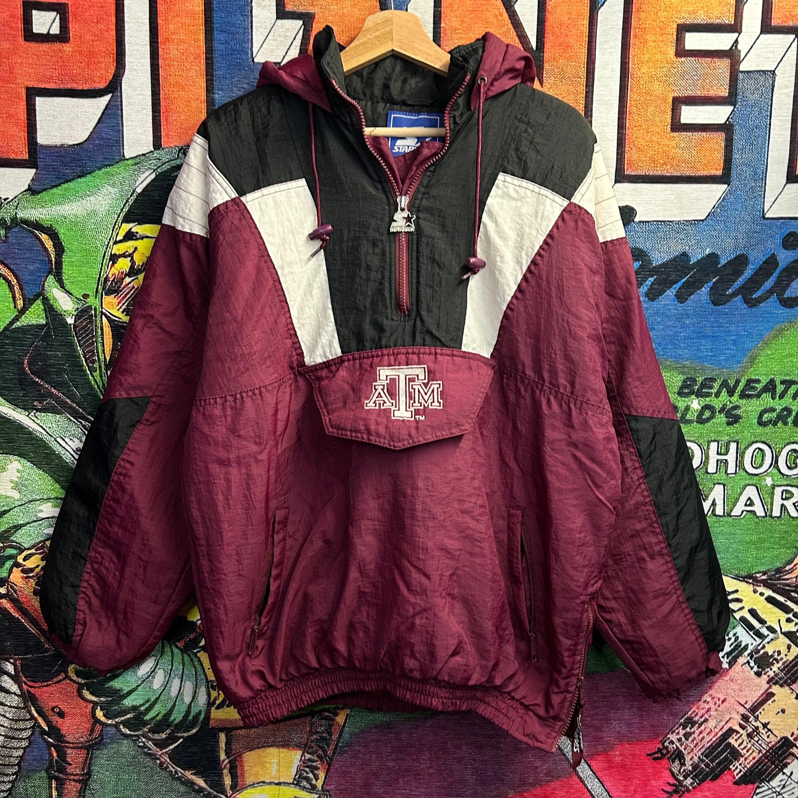 image of American College x Starter Vintage 90’S Starter A&m Puffer Jacket Size XL in Maroon, Men's