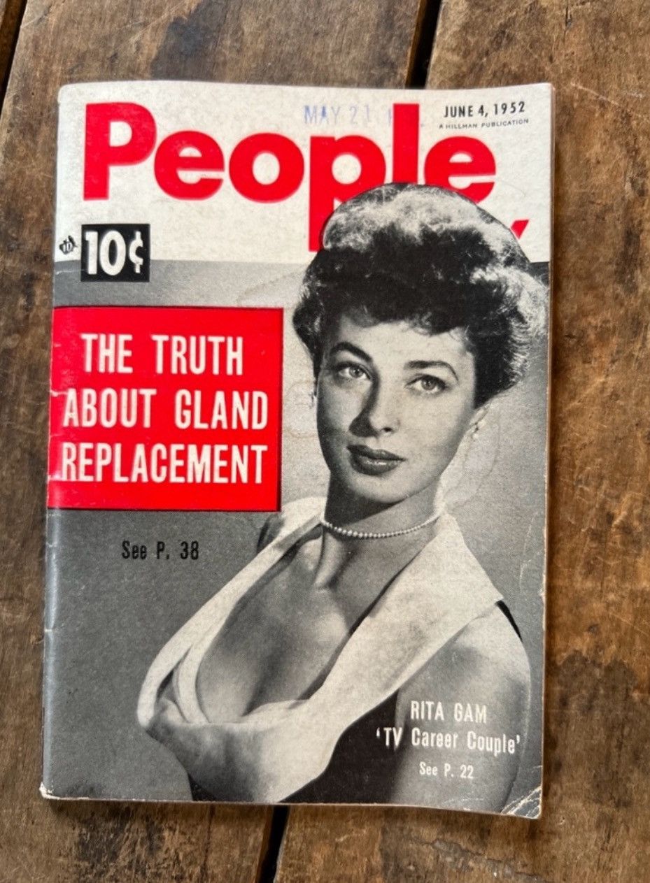 Vintage 1952 People Magazine - June Issue - Pocket Size Size ONE SIZE - 1 Thumbnail