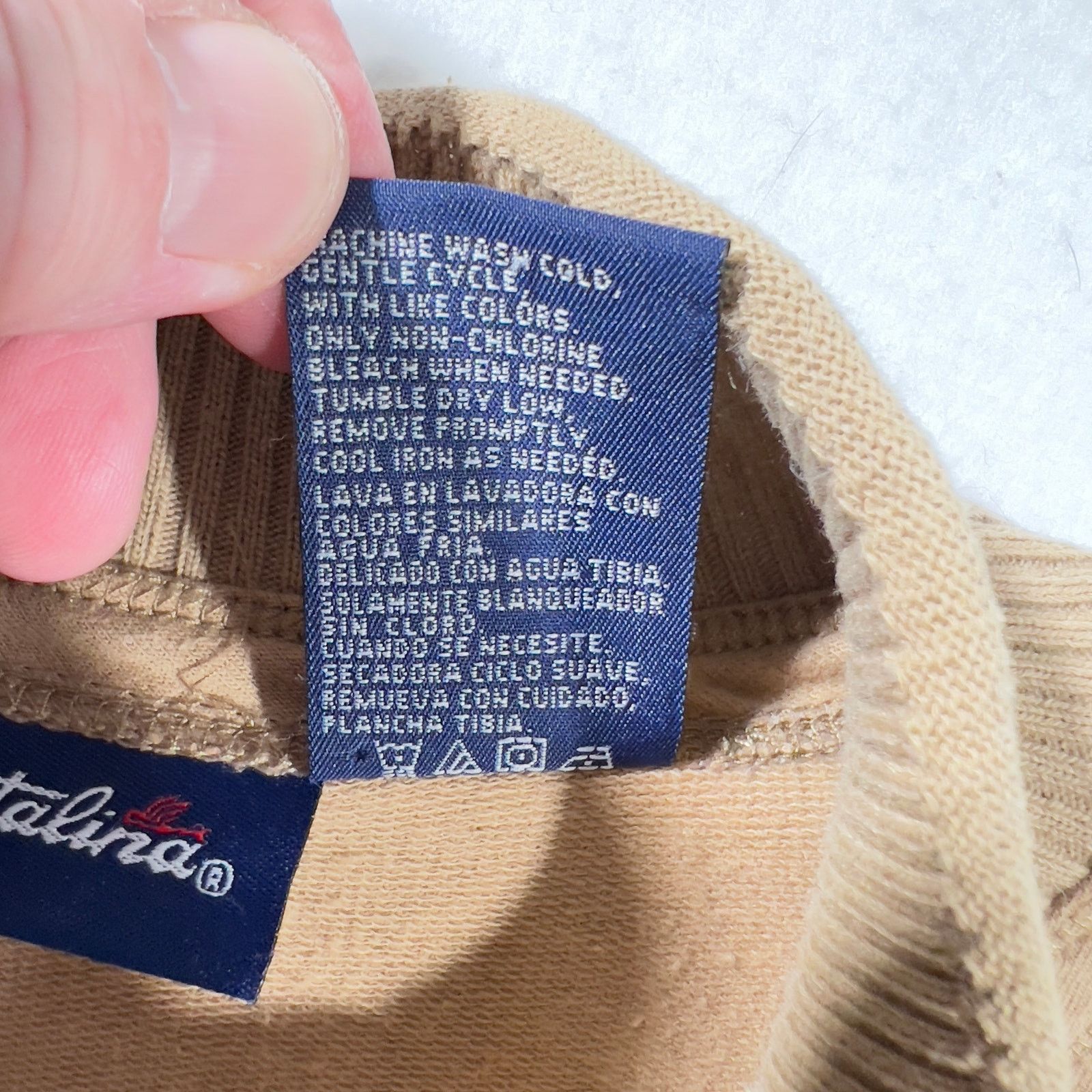 Catalina Catalina Fleece Full Zip Jacket Woman Medium 8/10 Tan Collar Size M / US 6-8 / IT 42-44 - 5 Thumbnail