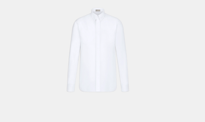image of Dior O1Bcso1Str0324 Shirt In White, Men's (Size Small)