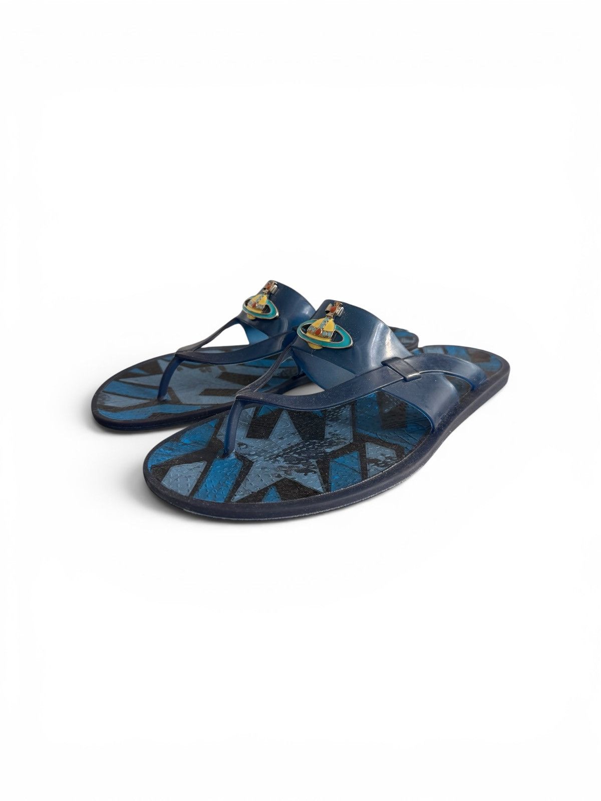 Vivienne Westwood Vivienne Westwood Orb Rubber Slippers Size US 8 / EU 41 - 1 Thumbnail