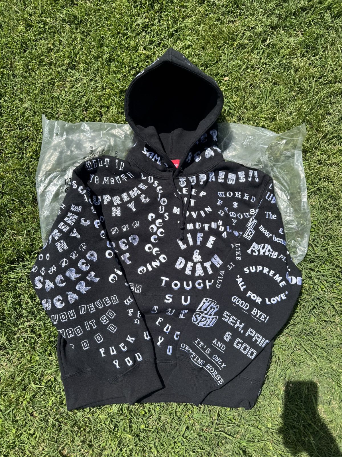 Supreme East Broadway Hooded Sweatshirt | Grailed