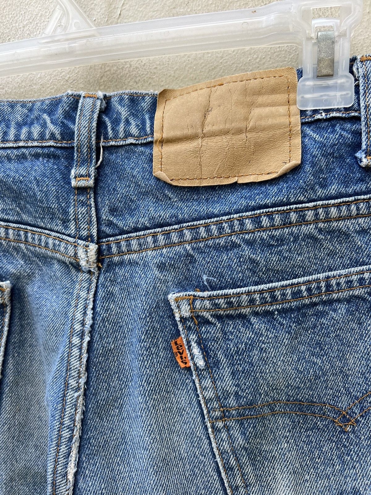 Levi's × Vintage Vintage Early 90s Levi’s 517 Orange Tab Denim Flare Jeans Size US 31 - 19 Thumbnail