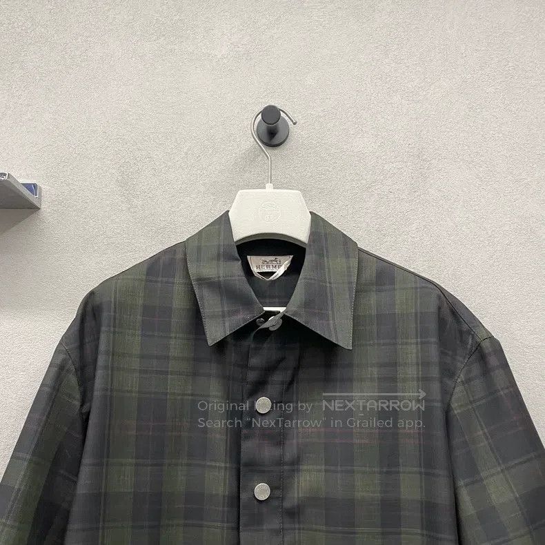 Hermes Hermes Textured short-sleeved shirt Size US M / EU 48-50 / 2 - 4 Thumbnail