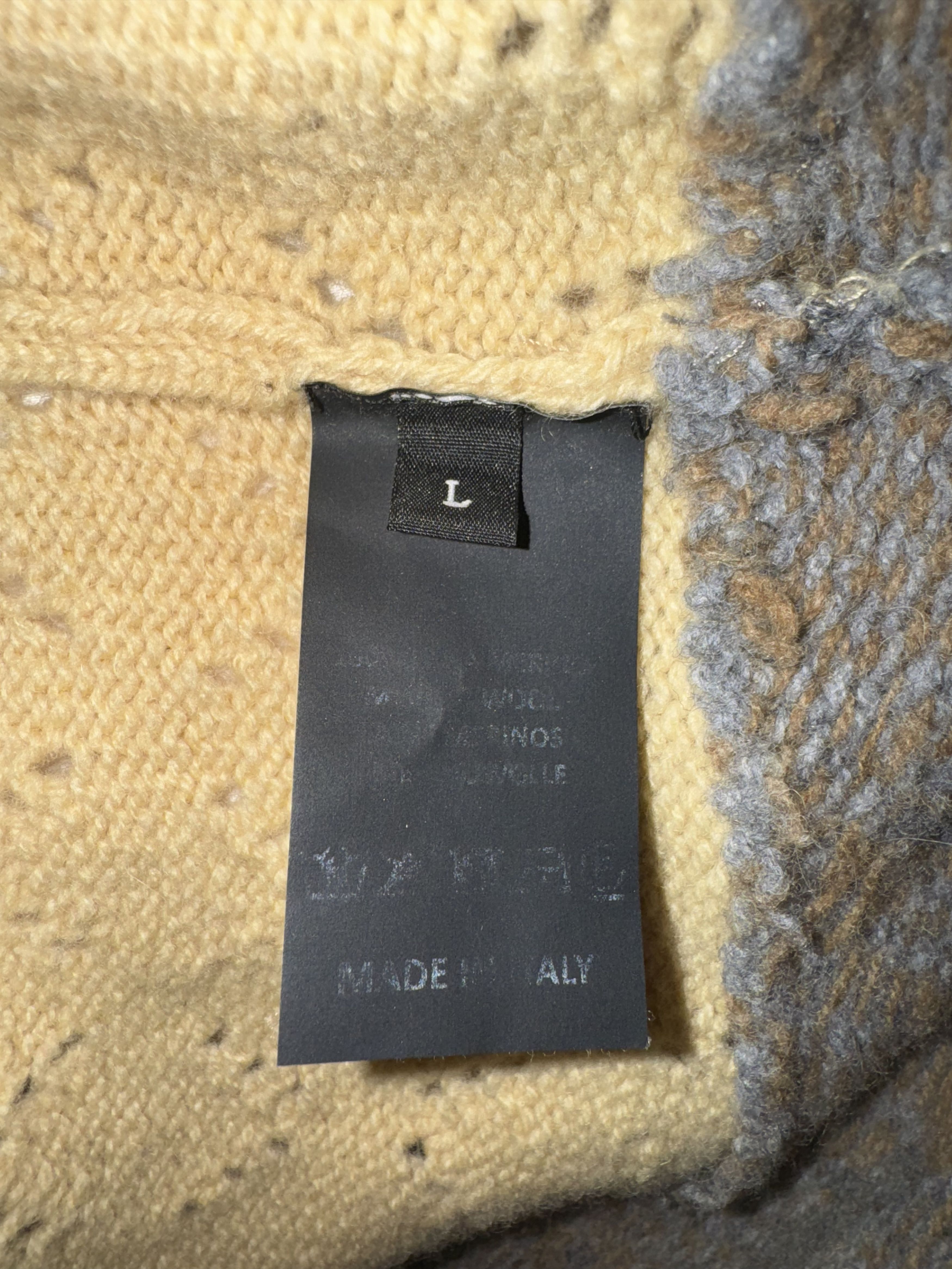 Raf Simons Raf Simons Stoned America Wool Knit Vest Size US L / EU 52-54 / 3 - 4 Thumbnail