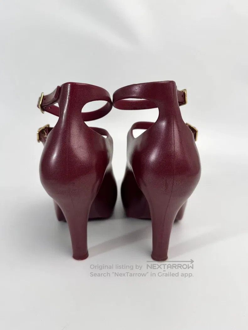 Vivienne Westwood Vivienne Westwood Westminster Dark Red Three-Tie High Heel Size US 6.5 / IT 36.5 - 4 Thumbnail