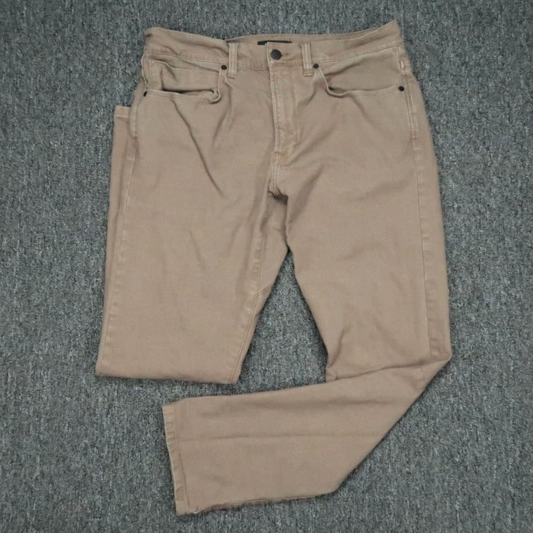 Vintage Proof Pants Mens 31x30 Brown Rover 5 Pocket Stretch Canvas Slim Fit Chino Pants Size US 31 - 2 Thumbnail