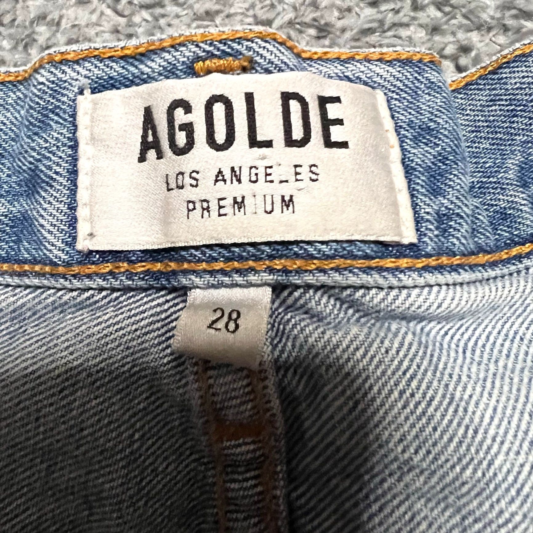 Agolde VINTAGE AGOLDE Jeans Womens 28 High Rise Straight Denim 90s Pinch Waist Blue Womens Size 28" / US 6 / IT 42 - 6 Thumbnail