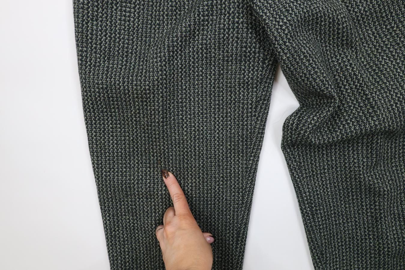 Vintage Vintage 90s Streetwear Knit High Waisted Chino Pants Green Size 27" / US 4 / IT 40 - 5 Thumbnail