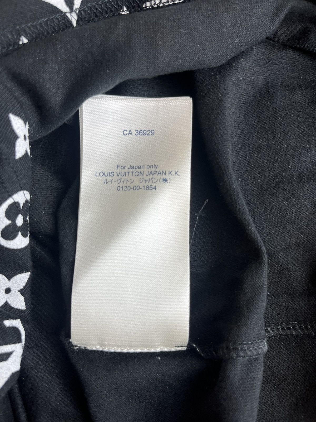 LOUIS VUITTON MONOGRAM DEGRADE T-SHIRT - BLACK/WHITE