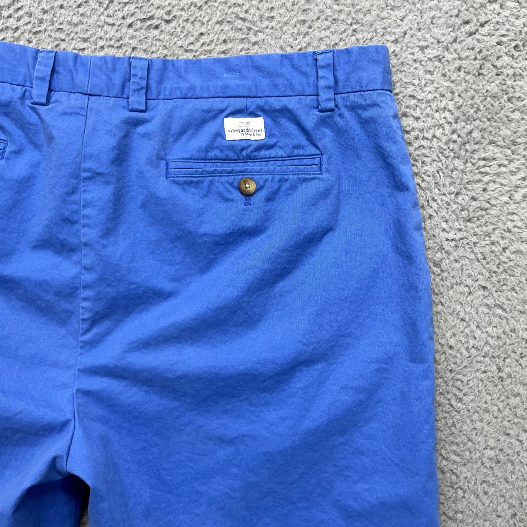 Vineyard Vines VINTAGE? No. Vineyard Vines Breaker Shorts Mens 40 Blue Stretch Chino Golf Casual Summer Mens Size US 40 / EU 56 - 6 Thumbnail