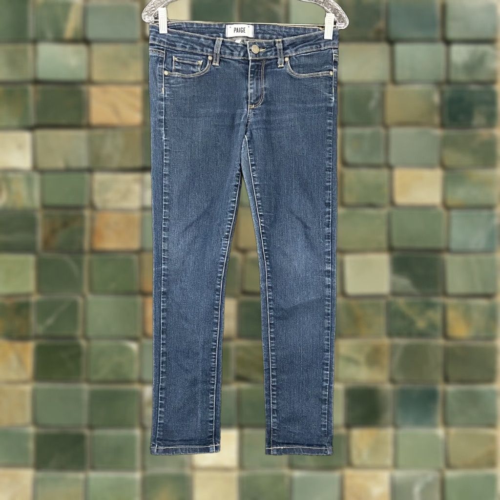 Paige Paige Peg Skinny Jeans Women 27 Blue Size 27" / US 4 / IT 40 - 1 Thumbnail