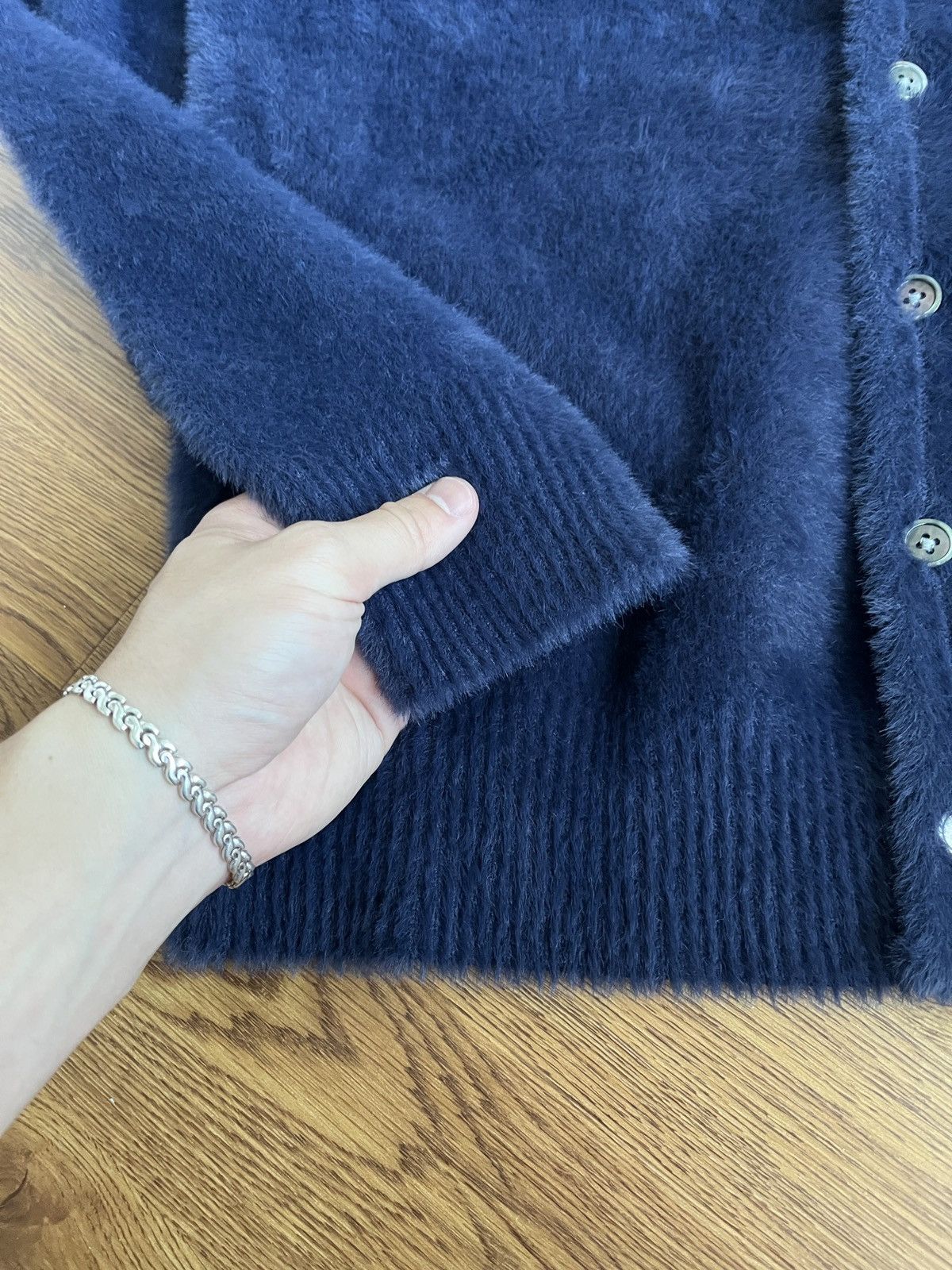 Stussy Stussy Wool Cardigan Blue/Navy Size US S / EU 44-46 / 1 - 4 Thumbnail