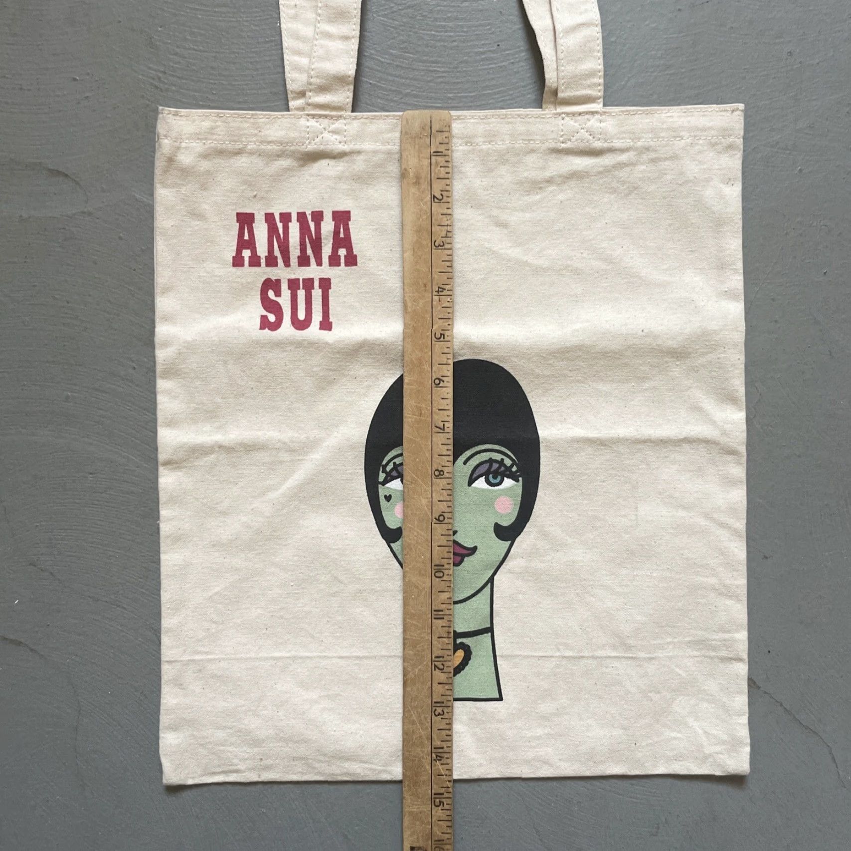 Anna Sui VINTAGE Anna Sui Tote Cartoon Travel Unisex Adults Cotton See Photos NWOT Tote Bag Size ONE SIZE - 3 Thumbnail