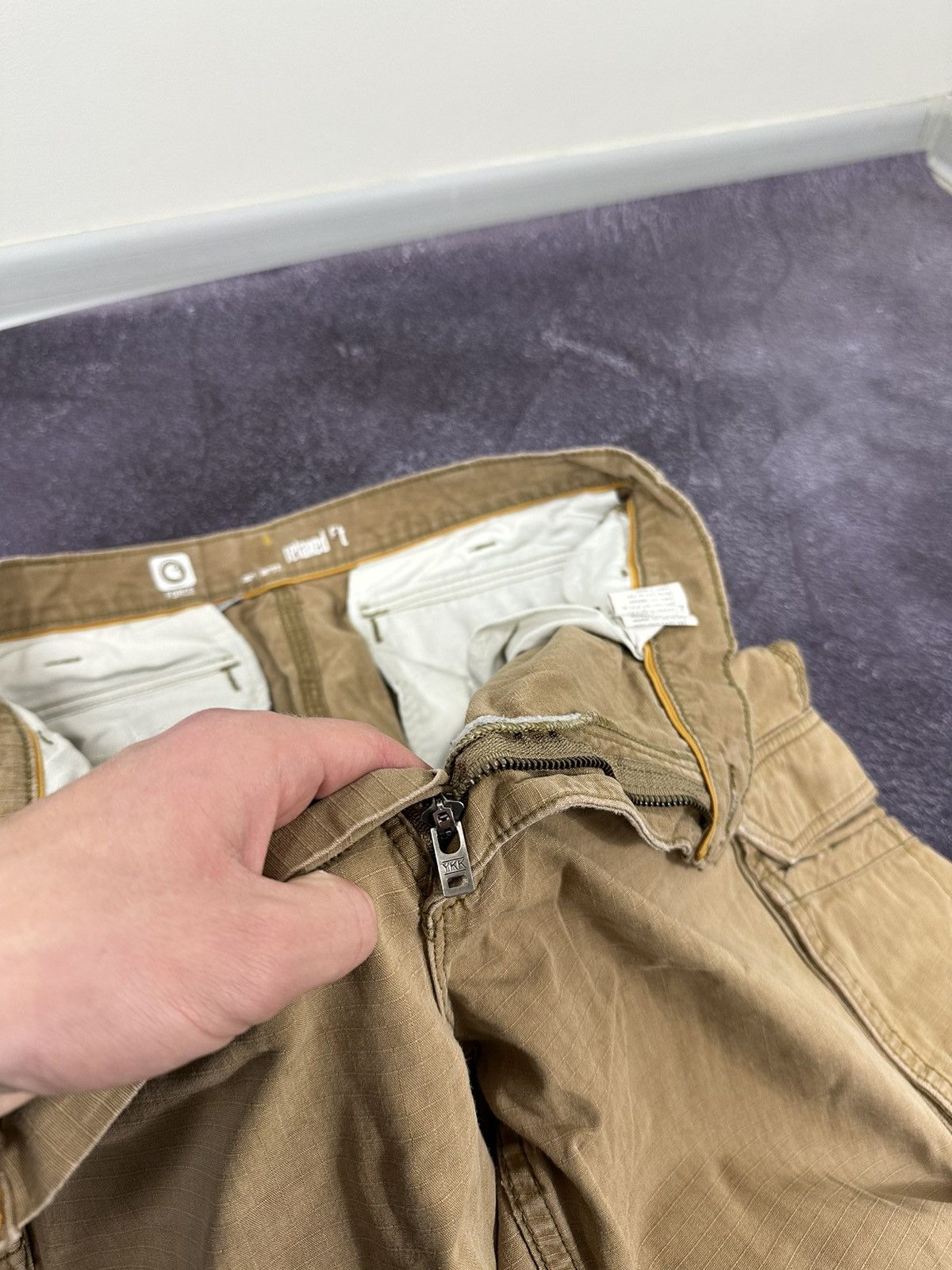 Carhartt Vintage Carhartt Cargo Carpenter USA Faded Work Y2K Pants Size US 38 / EU 54 - 14 Thumbnail