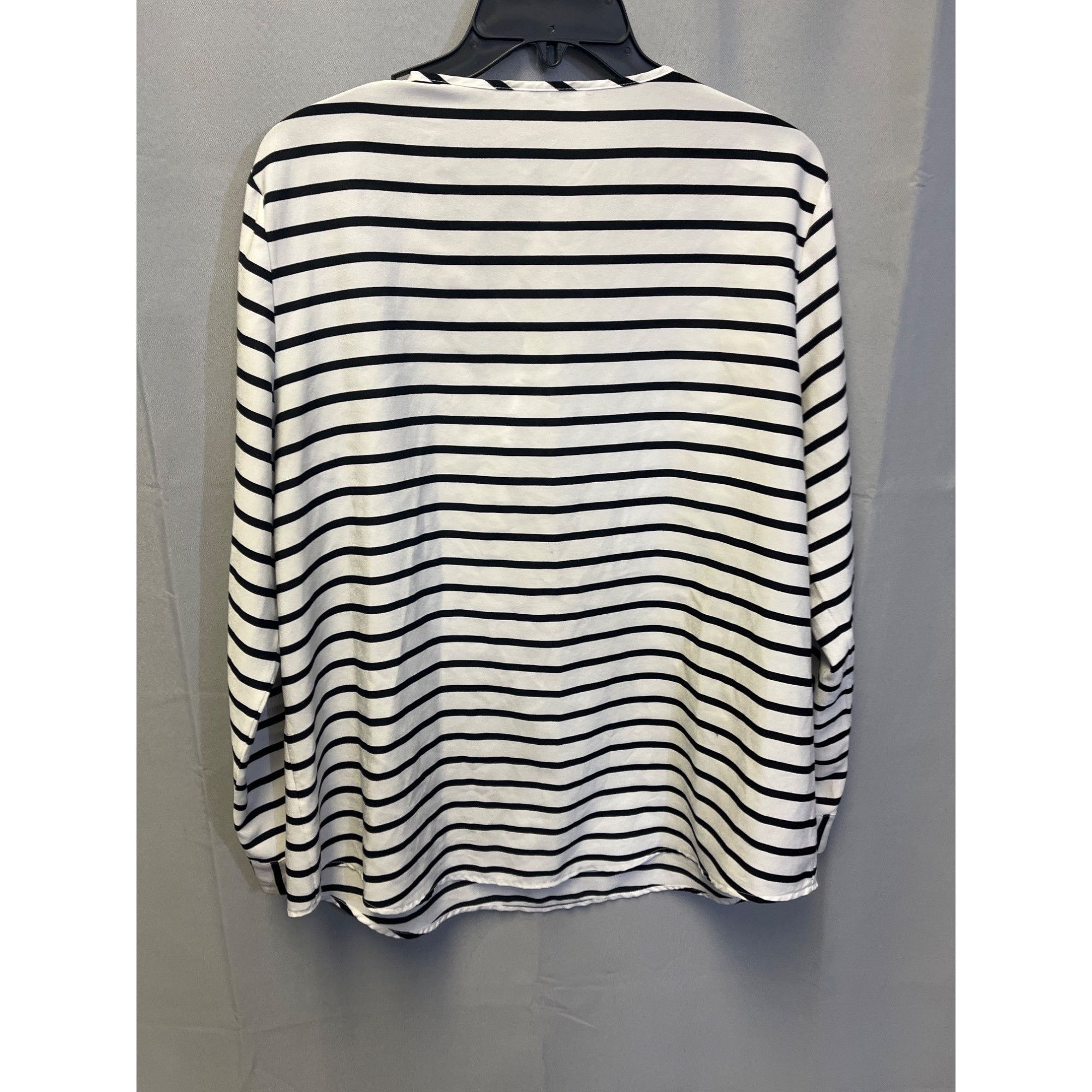 Calvin Klein Calvin Klein Womens long sleeve striped Top Size XL SKU 6985 Size XL / US 12-14 / IT 48-50 - 3 Thumbnail