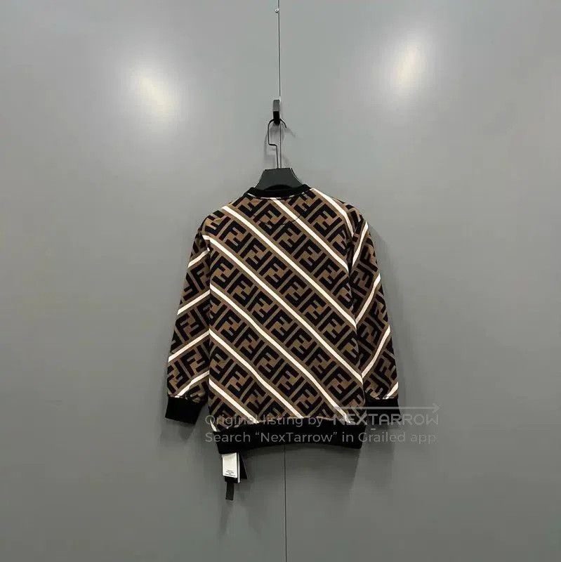 Other Fendi Brown Cotton Logo Long Sleeve Sweatshirt . Size S / US 4 / IT 40 - 2 Thumbnail