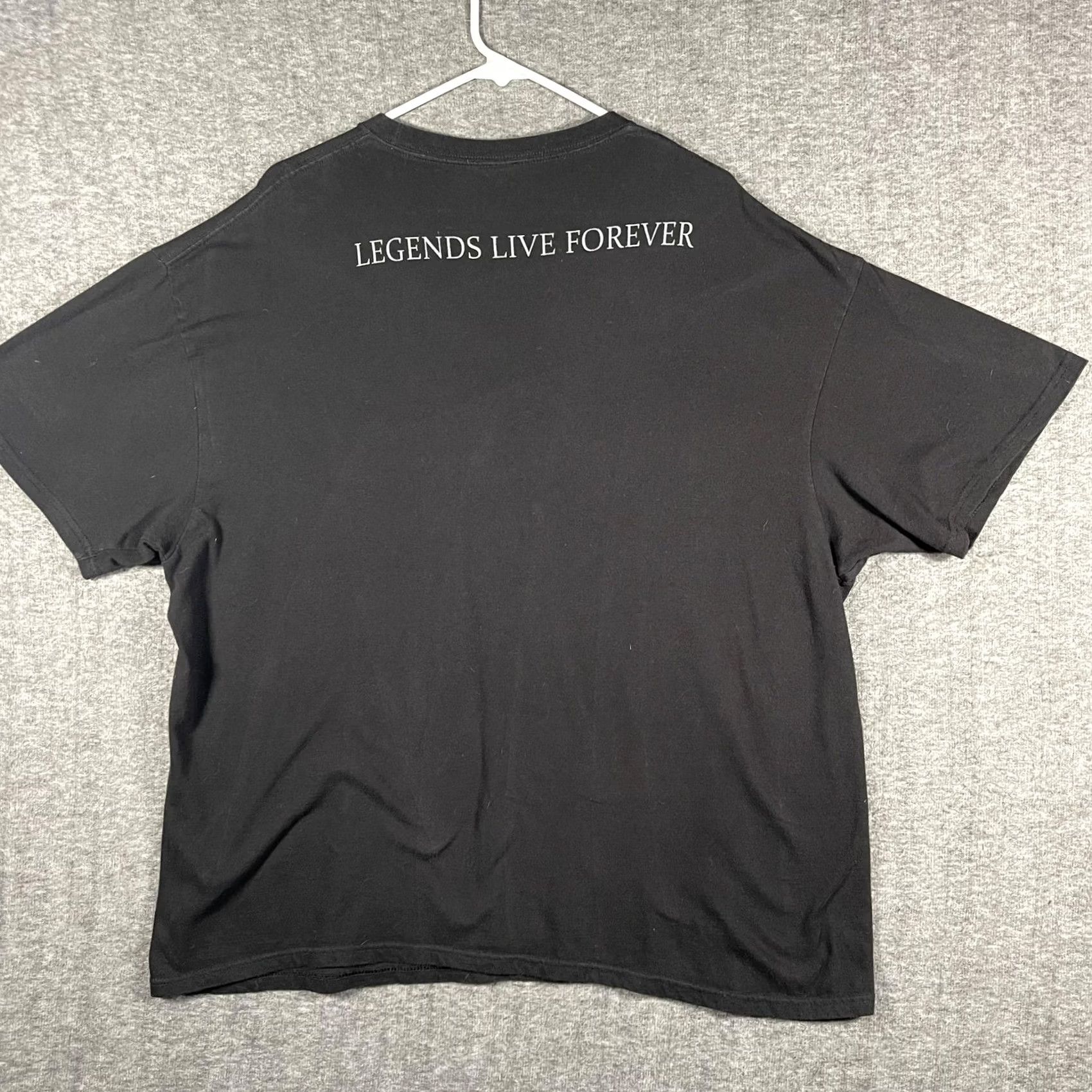 Vintage Zuni Sportswear Kobe Bryant Black Mamba Legends Live Forever Basketball Shirt Mens 2XL Size US XXL / EU 58 / 5 - 3 Thumbnail