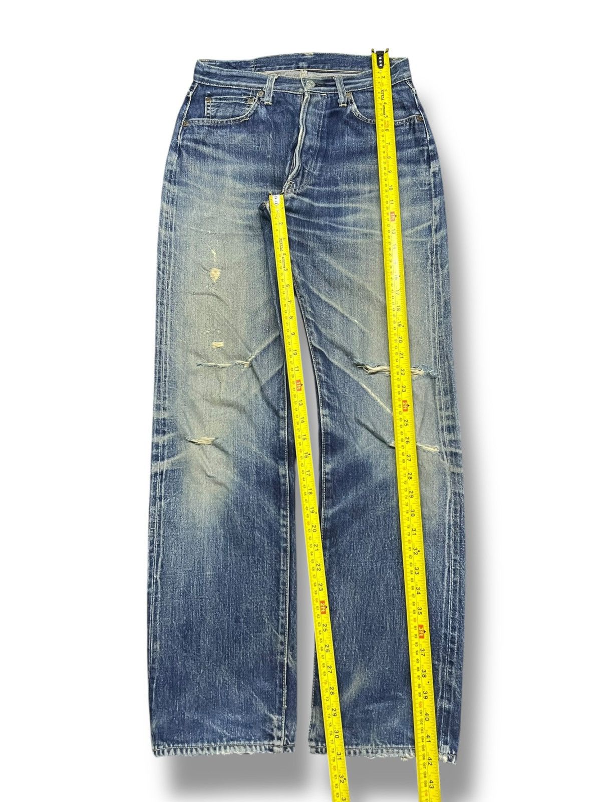 Japanese Brand Vintage Go west Yellow Division Selvedge Denim Japan Size US 29 - 17 Thumbnail