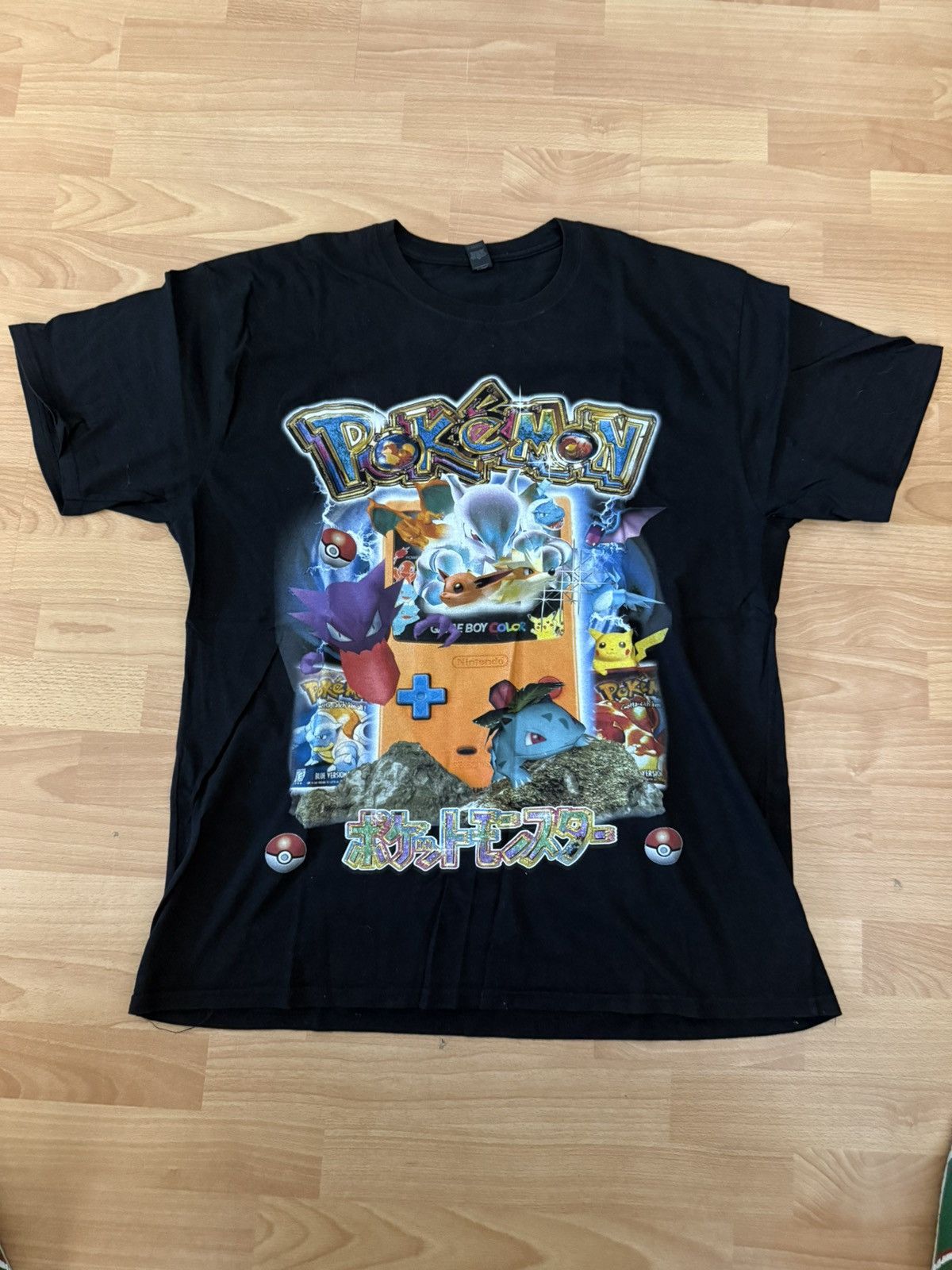 Other DBRUZE Pokemon Gameboy Color Black T Shirt Sz XL SUPER RARE Size US XL / EU 56 / 4 - 1 Thumbnail