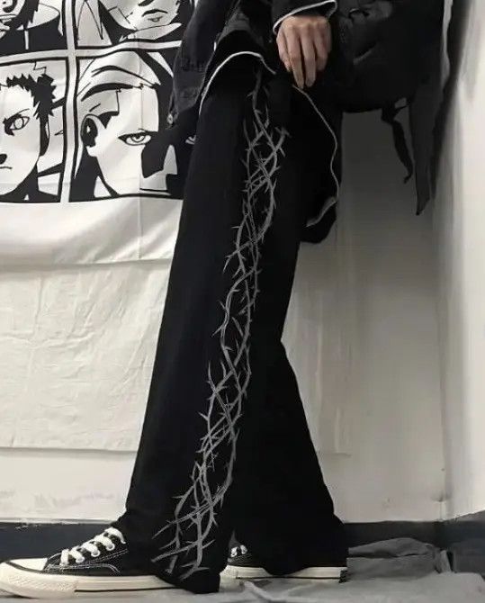 Japanese Brand Kikuchi x Matsu Side Print Sweatpant Size US 32 / EU 48 - 2 Thumbnail