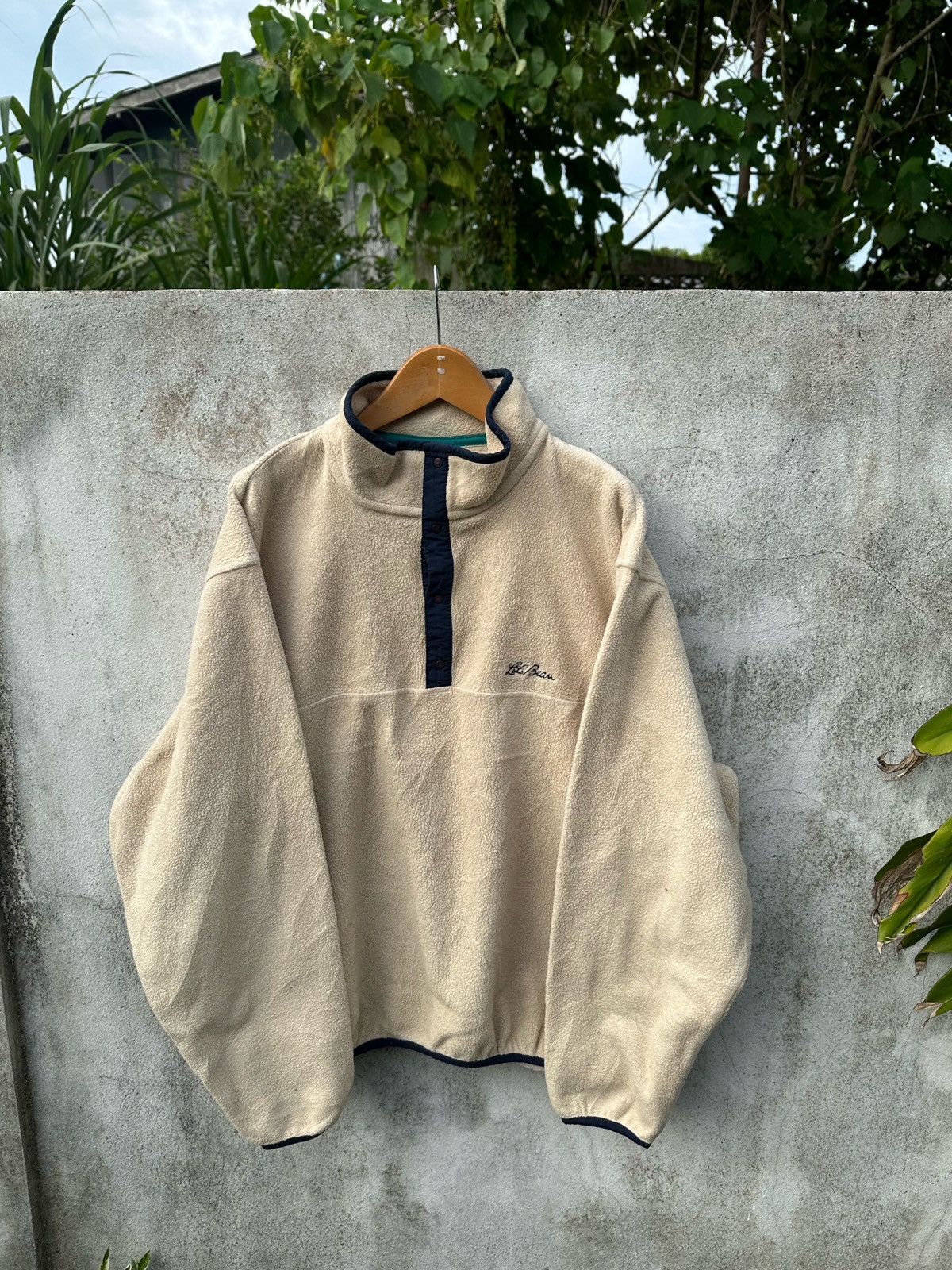 L.L. Bean LL bean button up fleece sweatshirt Size US L / EU 52-54 / 3 - 2 Thumbnail
