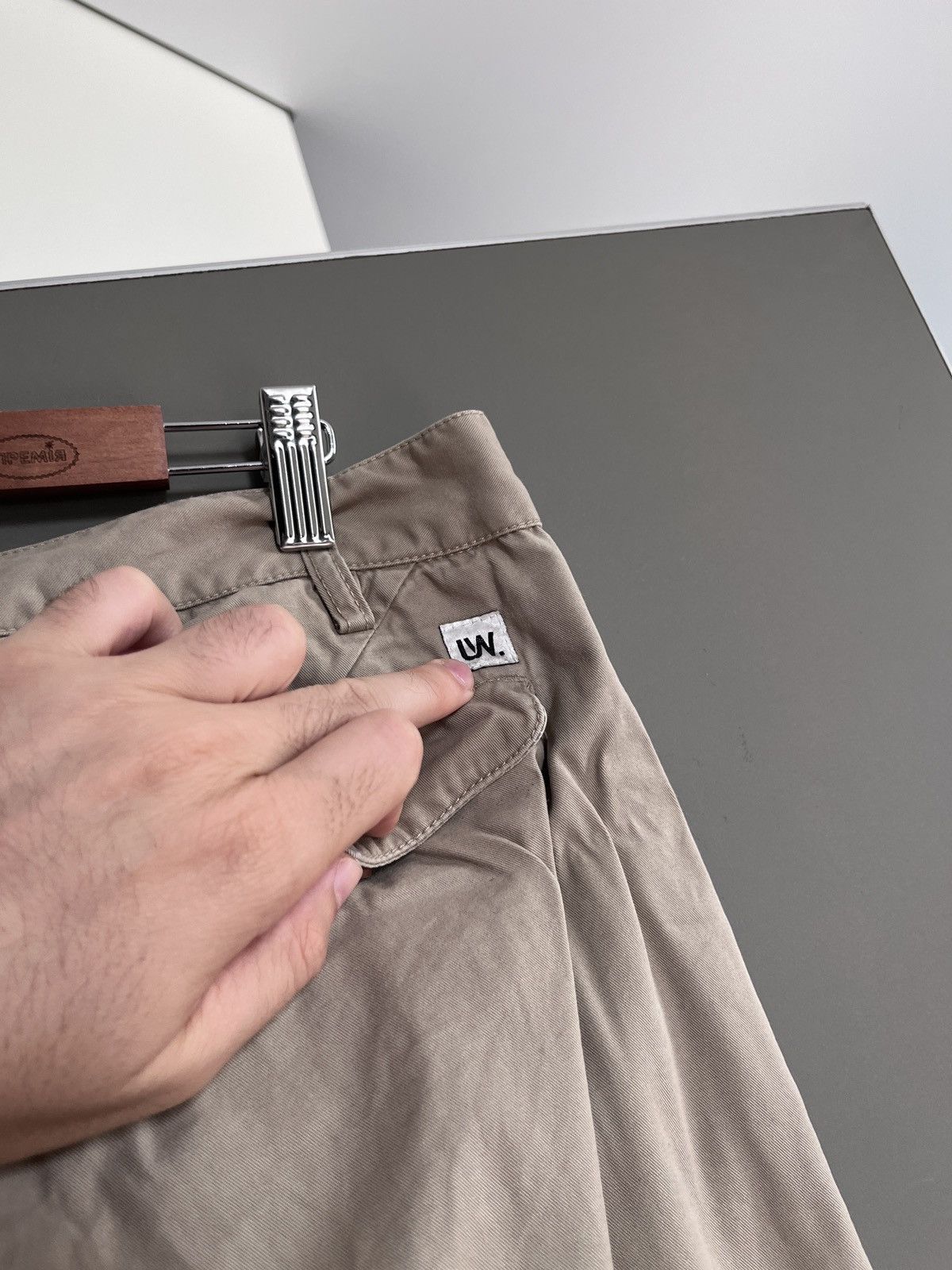 Universal Works Universal Works Beige Slim Chino Pants Size US 34 / EU 50 - 12 Thumbnail