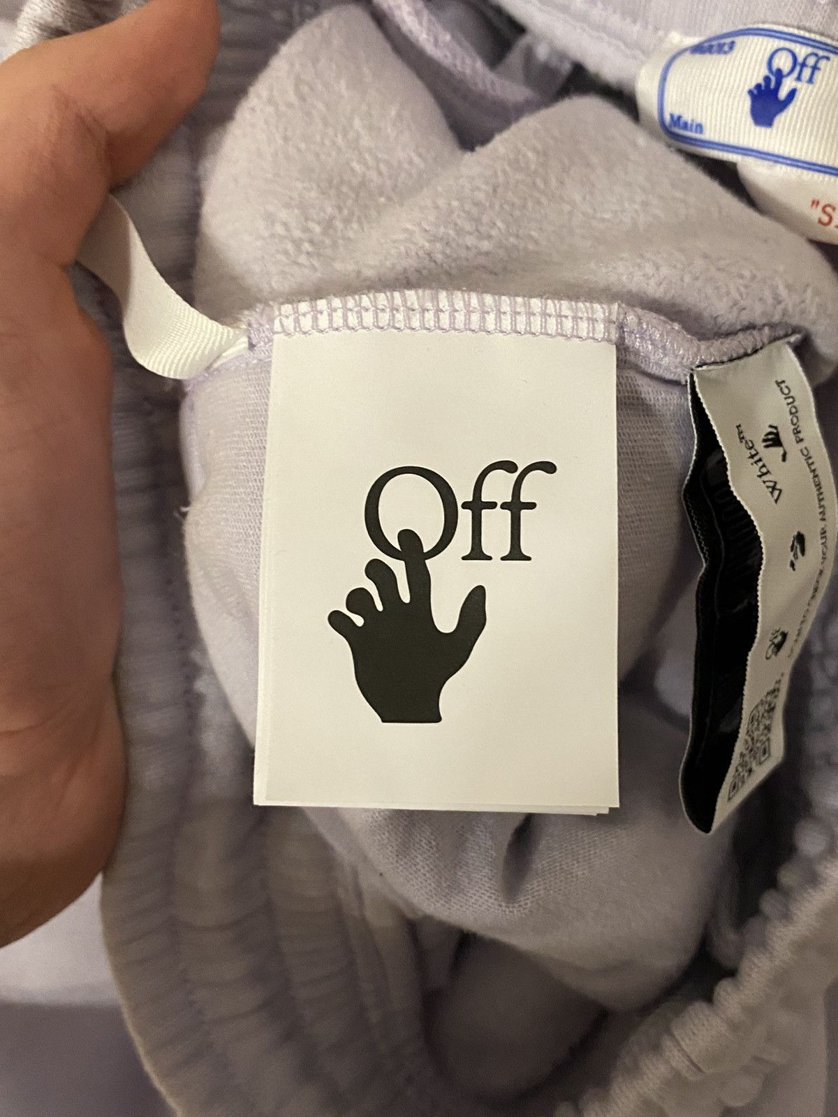 Off-White Pants Off white Caravaggio Dusty Lilac Size US 33 - 7 Thumbnail
