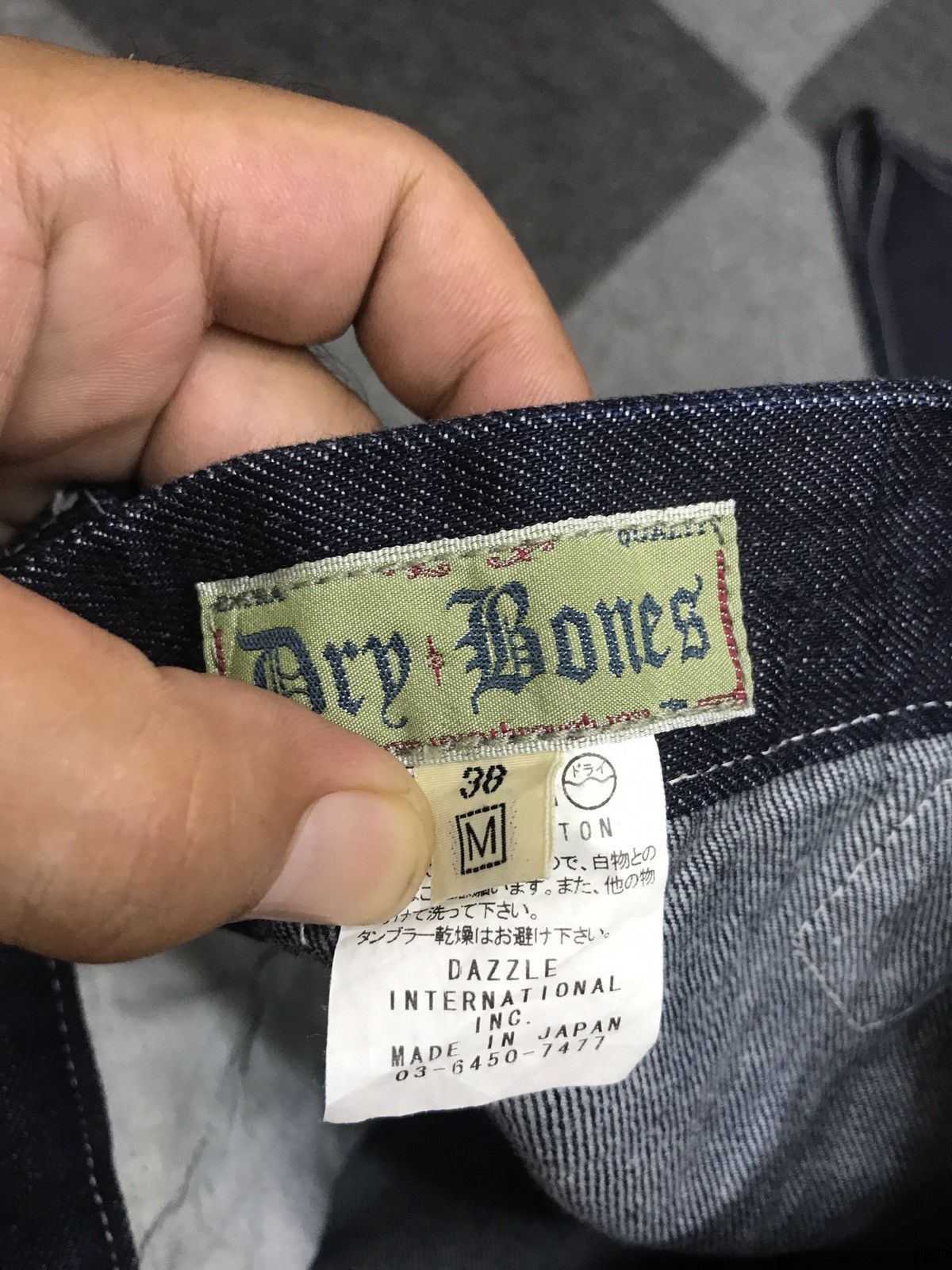 Dry Bones DRY BONES Japan Fish Tail Cinch Back Biker Denim Overall Size US 32 / EU 48 - 12 Thumbnail