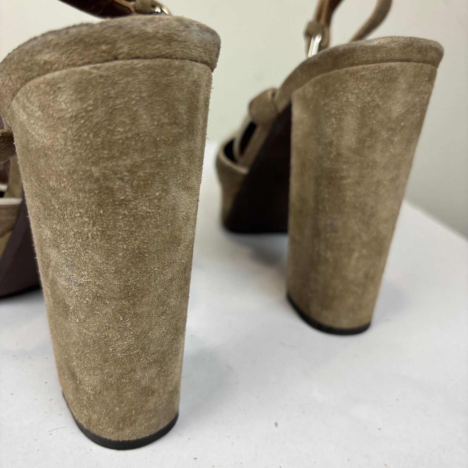 Japanese Brand × Marni Marni Suede Brown Heel Clogs Shoes Women's 40 US 10 Size US 10 / IT 40 - 16 Thumbnail