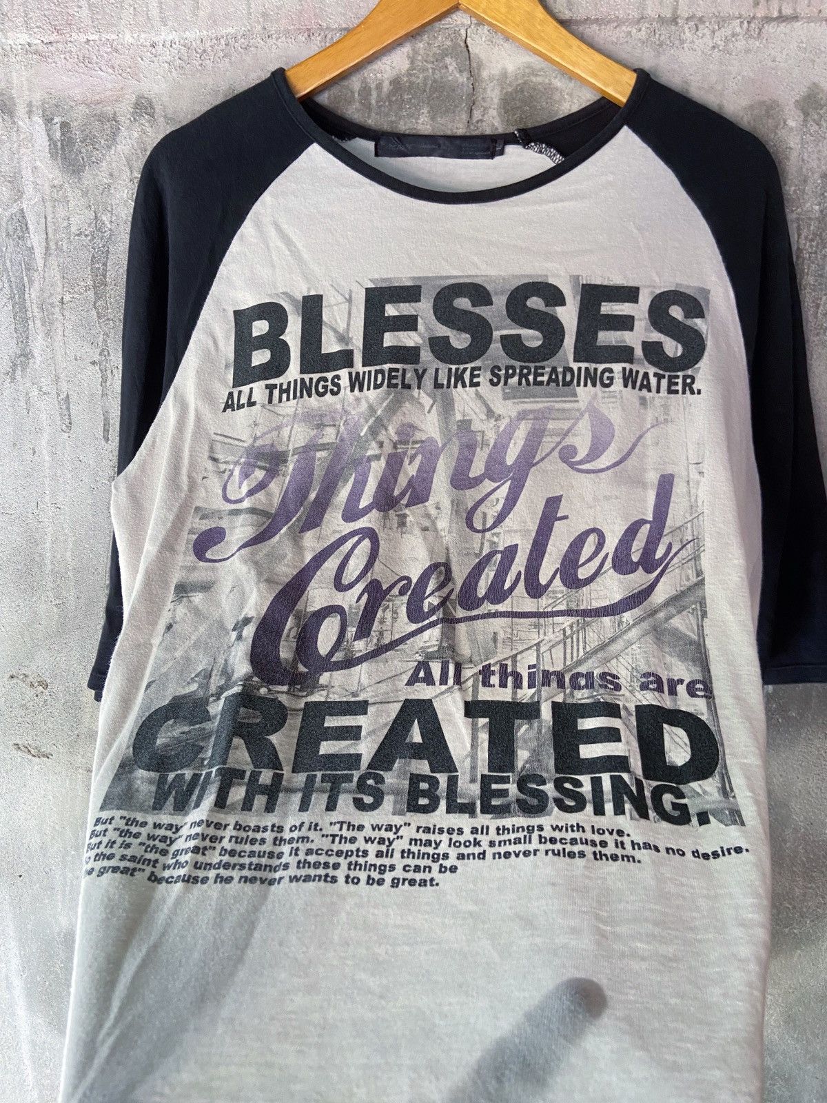 Beauty Beast × Hysteric Glamour × Japanese Brand 🌸BLESSES THINGS CREATED ALL THINGS ARE GREATED TEE Size US M / EU 48-50 / 2 - 2 Thumbnail