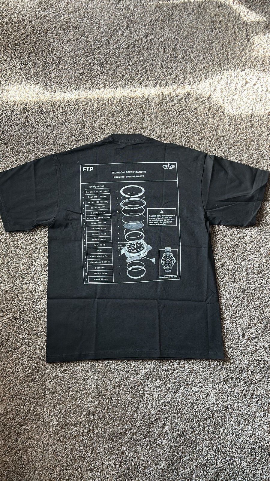 Fuck The Population FTP Spec Watch Tee Size US XL / EU 56 / 4 - 1 Thumbnail
