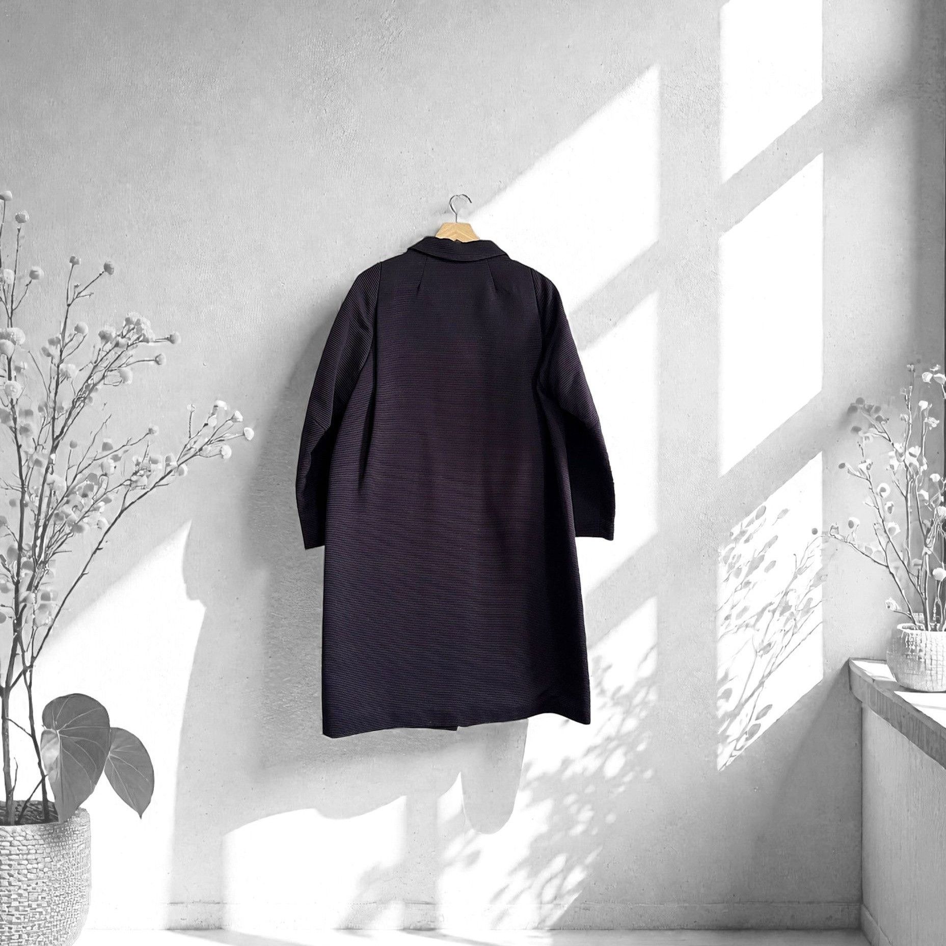Dries Van Noten Dries Van Noten Ribbed Oversized Coat (L) Size L / US 10 / IT 46 - 3 Thumbnail