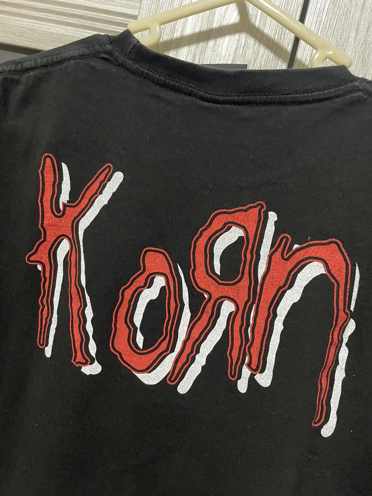Band Tees Vintage 90s Korn Tee Man Cross Skull T Shirt Rare Size US L / EU 52-54 / 3 - 10 Thumbnail