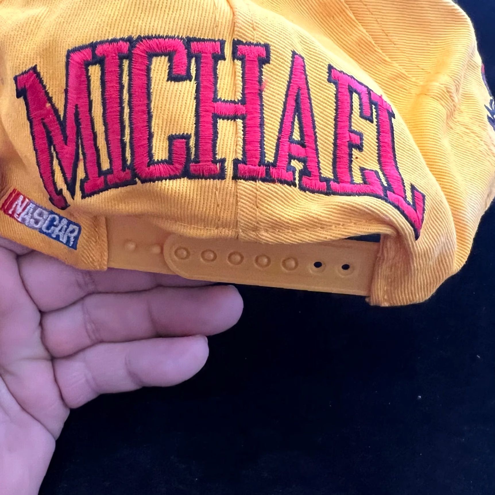 NASCAR VINTAGE Pennzoil Racing Hat Snapback One Size Yellow 80s 90s Classic NASCAR Mens Size ONE SIZE - 5 Thumbnail