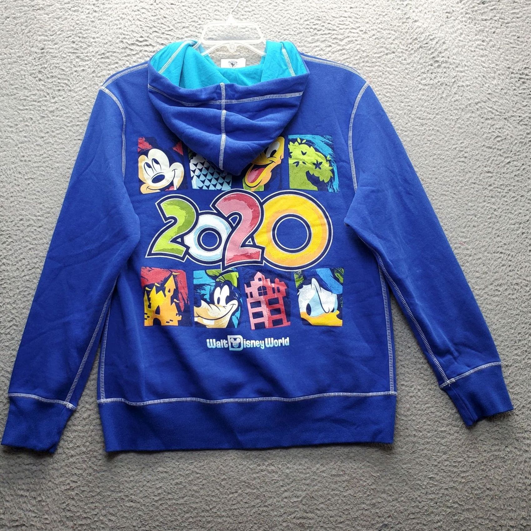 Disney Disney Mens Disney Parks Hoodie Blue Mickey Mouse & Friends 2020 Shirt Unknown Size US M / EU 48-50 / 2 - 2 Thumbnail