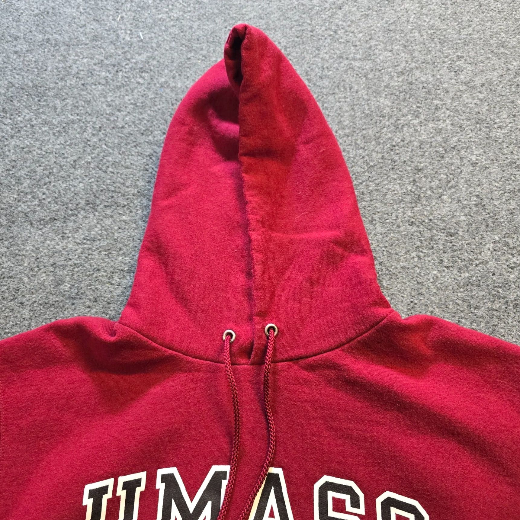 Champion Champion Hoodie Mens Size Medium Red U Mass Amherst Casual Pullover Hooded Pockets Lounge Size US M / EU 48-50 / 2 - 2 Thumbnail