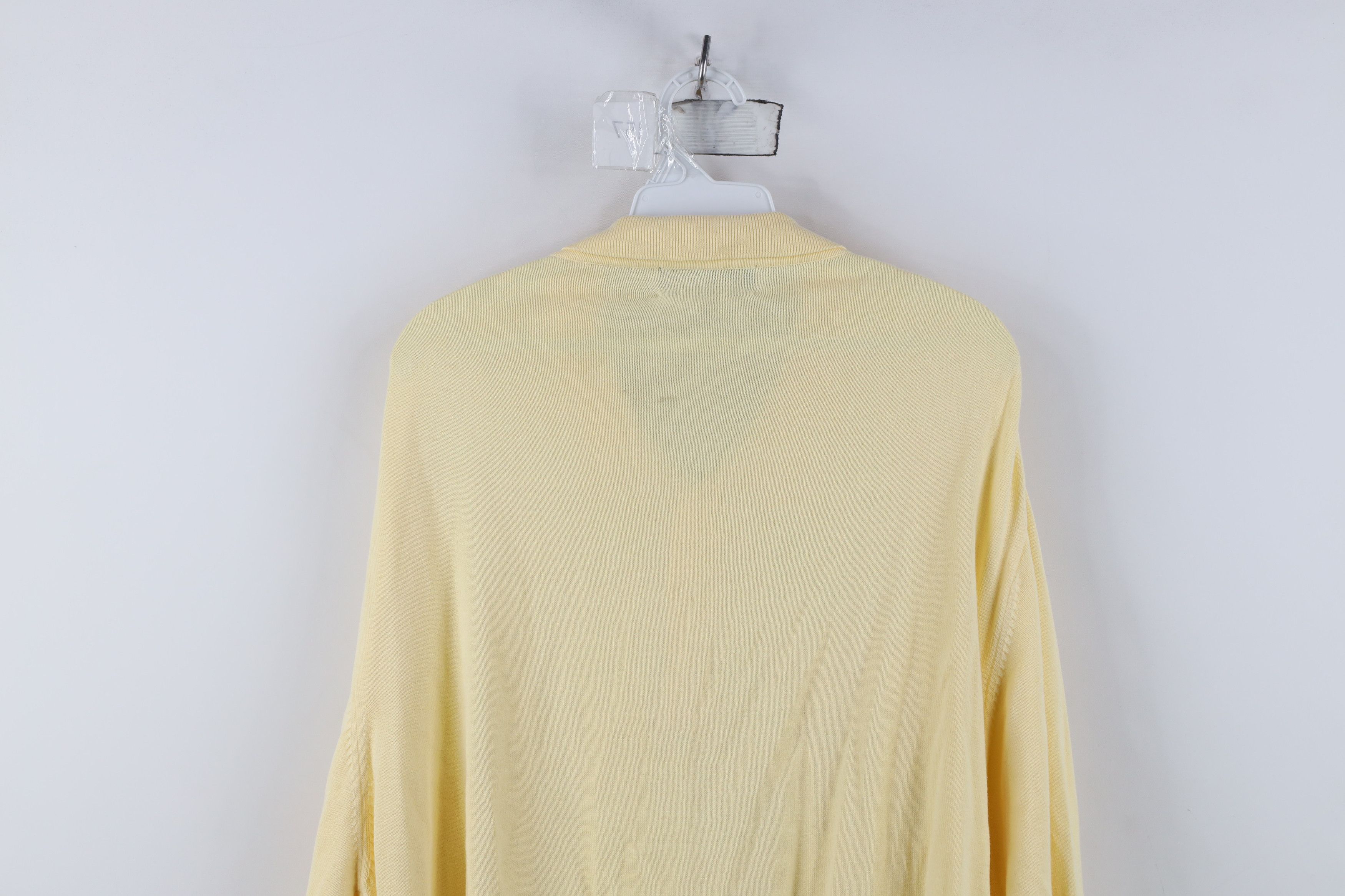 Brooks Brothers Vintage 70s 80s Brooks Brothers Knit Collared Sweater Yellow Size US XL / EU 56 / 4 - 11 Thumbnail