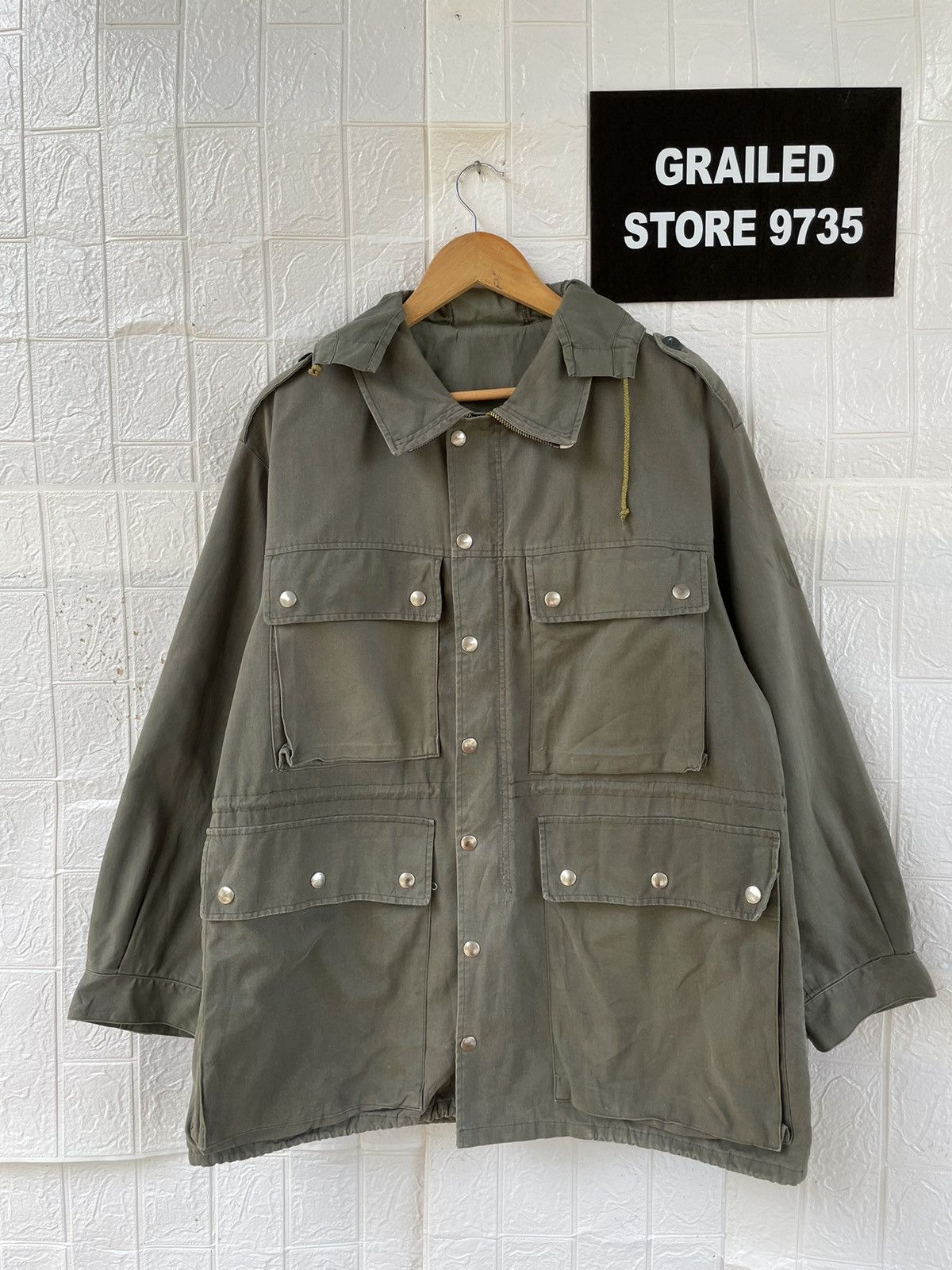 Vintage Multipocket Rare Hoodie Jacket